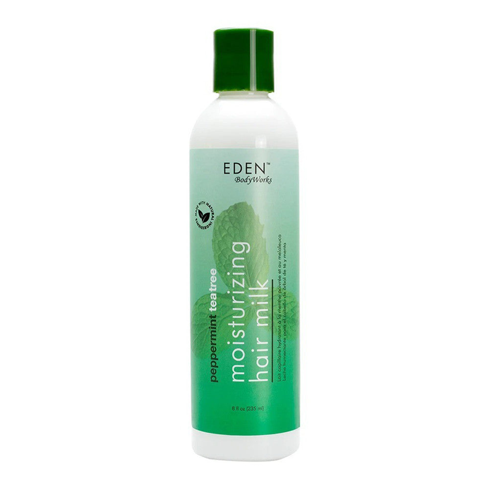 Eden Body Works Peppermint Tea Tree Moisturizing Hair Milk, 8 Oz